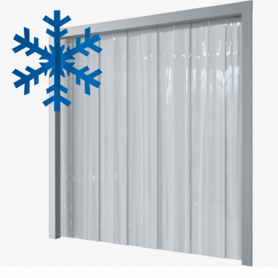 Завеса ПВХ полосовая для морозильной камеры